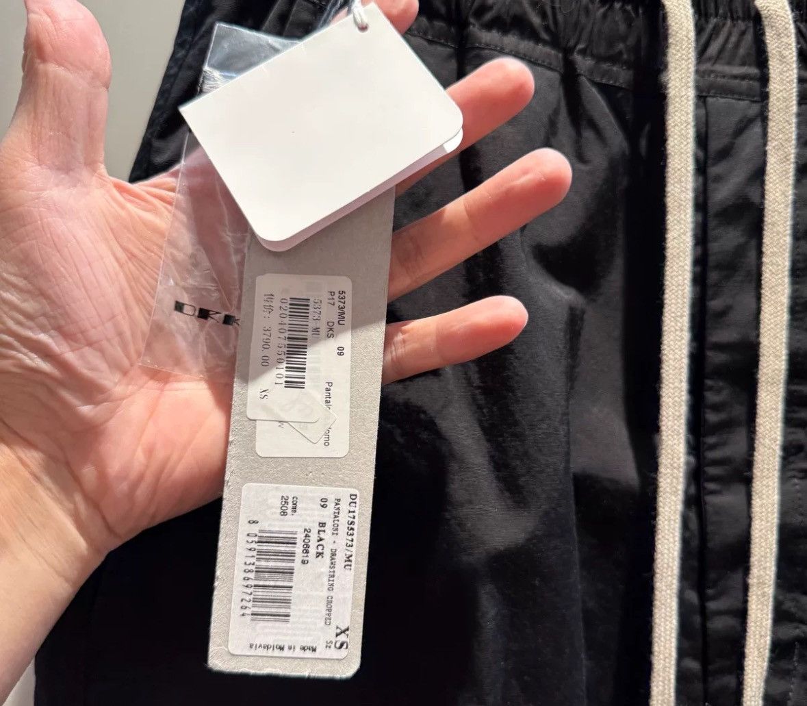 Rick Owens Rick owens drkshdw double base drawstring cropped pants Size US 29 - 7 Thumbnail