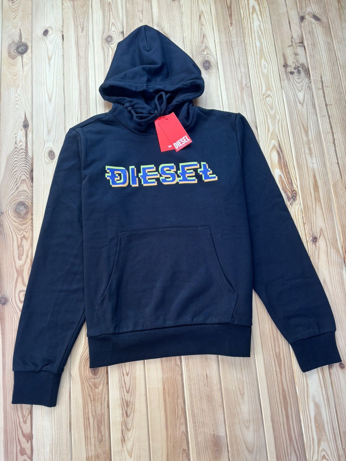Diesel New diesel black hoodie with large logo Size US L / EU 52-54 / 3 - 1 Thumbnail