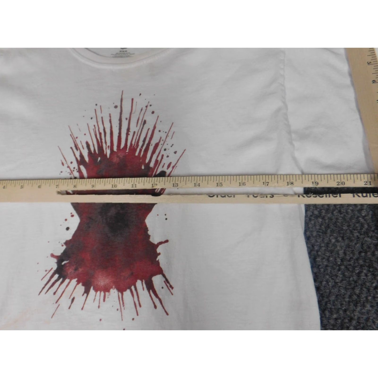 Hanes Hanes Game of Thrones Mens Shirt M White T-Shirt Crew Neck Short Sleeve Cotton Blend Size US M / EU 48-50 / 2 - 5 Thumbnail
