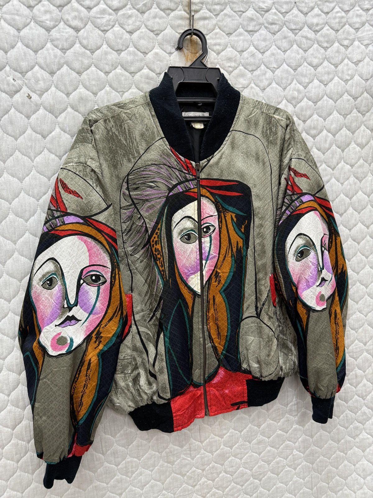 Fuck Art, Make Tees 🔥🔥🔥ARCIVE VINTAGE PICASSO BOMBER JACKET Size M / US 6-8 / IT 42-44 - 2 Thumbnail