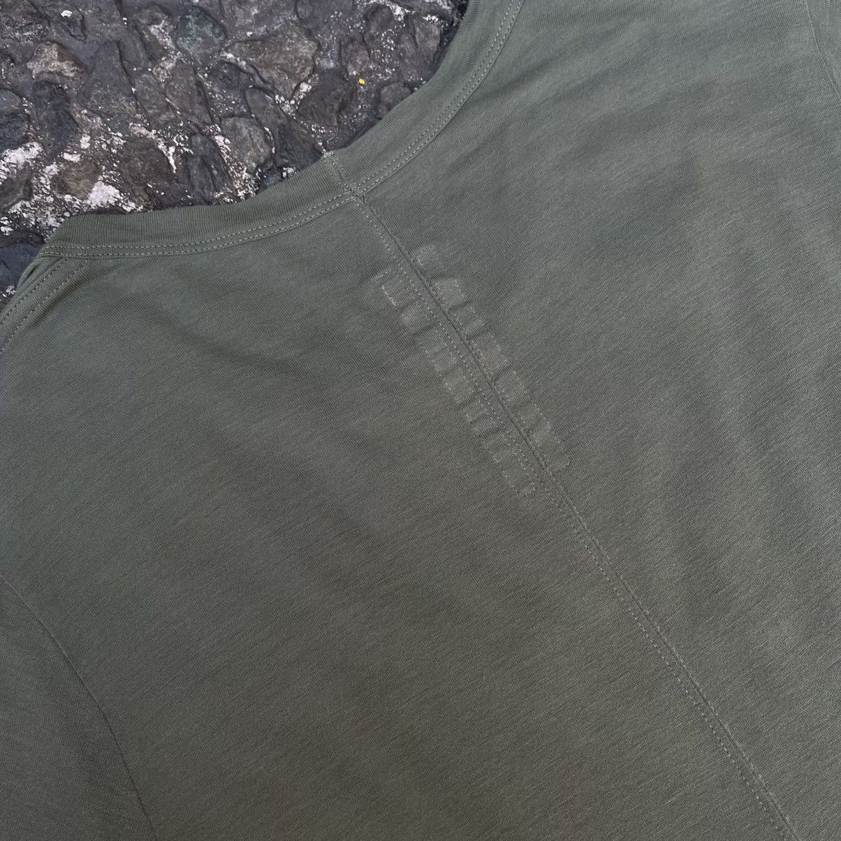 Rick Owens BNWT Rick Owens S/S2023 “EDFU” Basic Short Sleeve Tee “Moss” Size US XXL / EU 58 / 5 - 18 Thumbnail