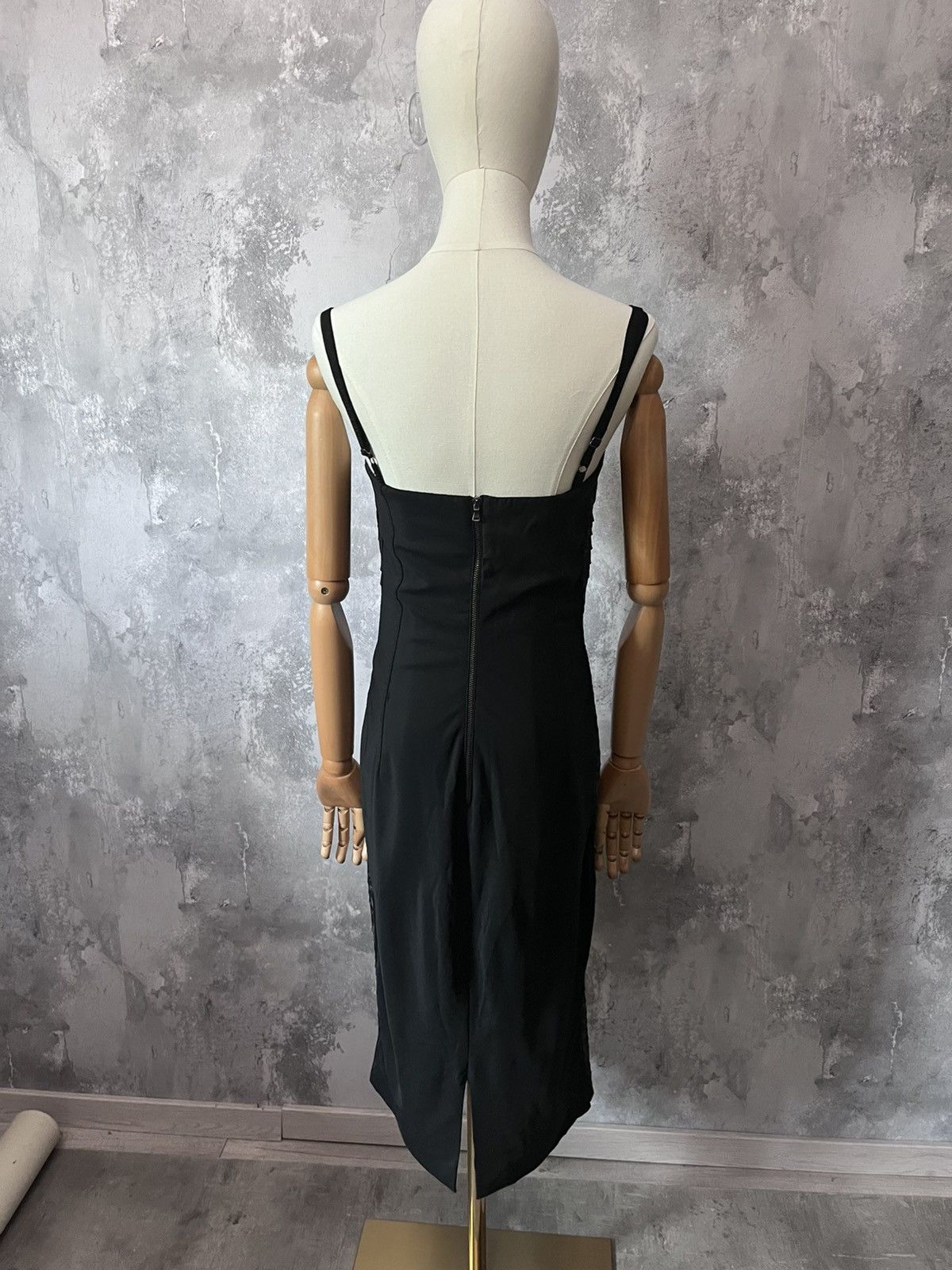 Dolce & Gabbana Dolce & Gabbana silk vintage 00s animal print black dress Size M / US 6-8 / IT 42-44 - 7 Thumbnail