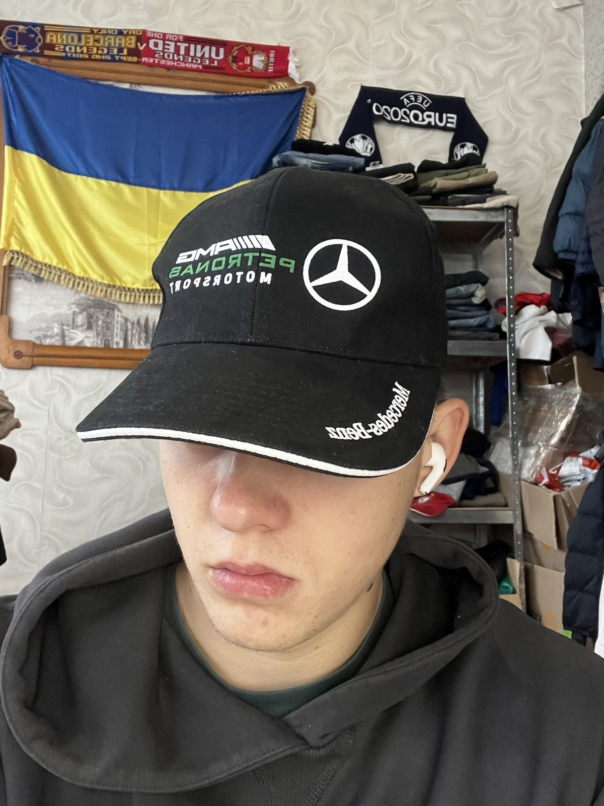 Formula 1 Vintage Mercedes Benz Rare Cap AMG Petronas Formula 1 OS Size ONE SIZE - 13 Thumbnail