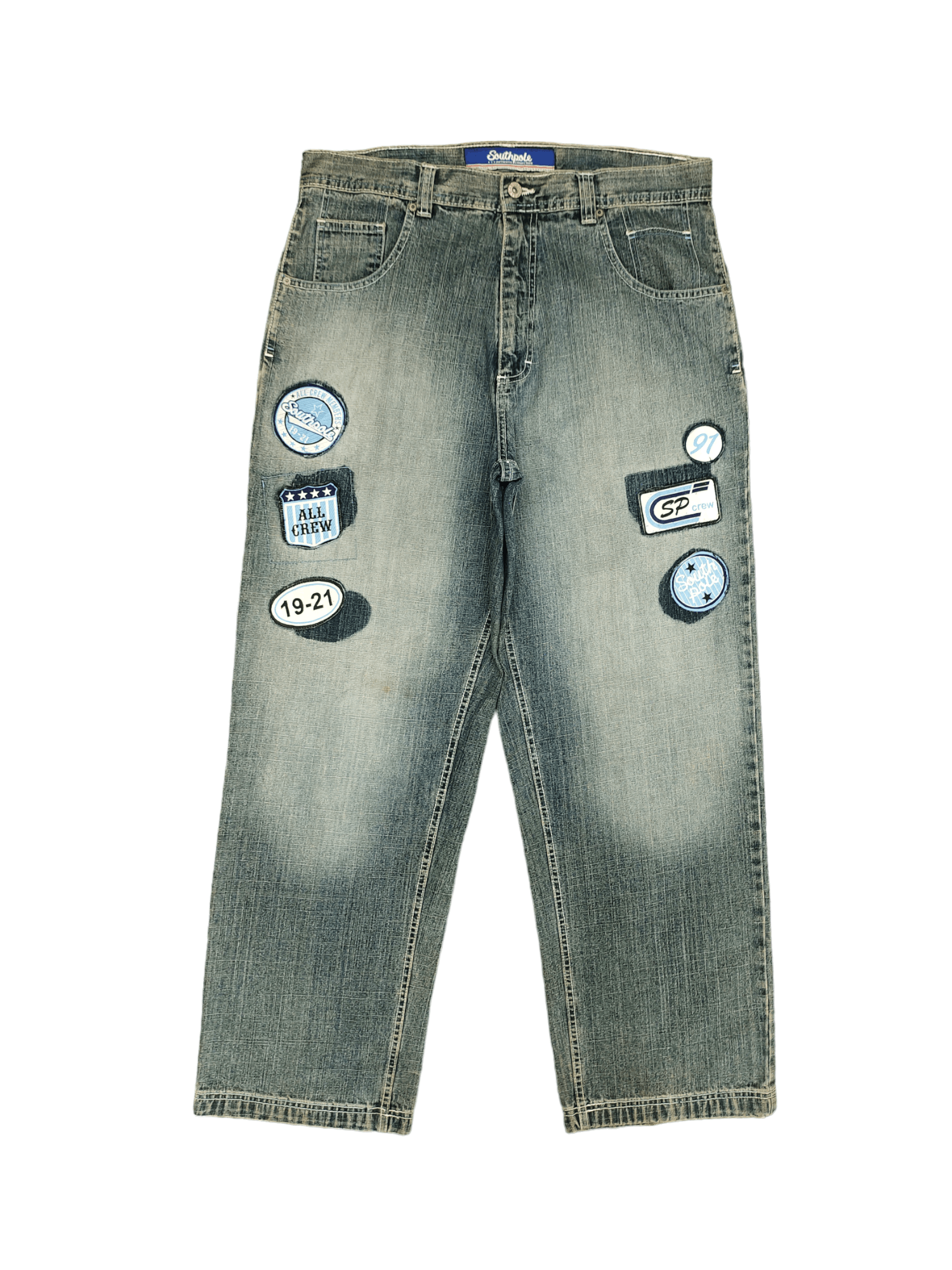 Southpole Baggy Jeans Southpole Patches Denim Wide Loose Y2k Jnco | Grailed