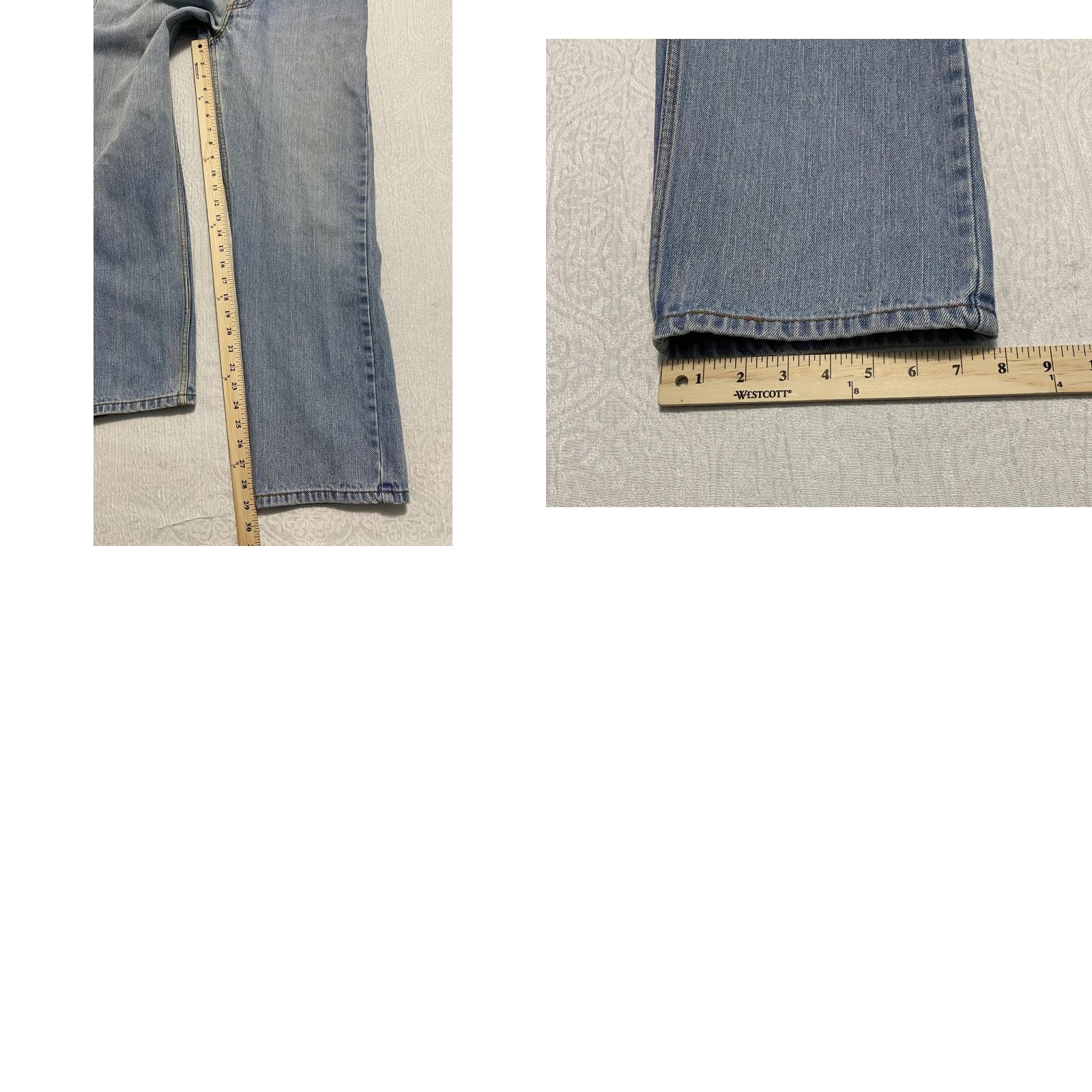 Levi's VINTAGE Levi's 505 Jeans Mens 34x30 Blue Regular Fit Straight Leg Denim Size US 34 / EU 50 - 8 Thumbnail