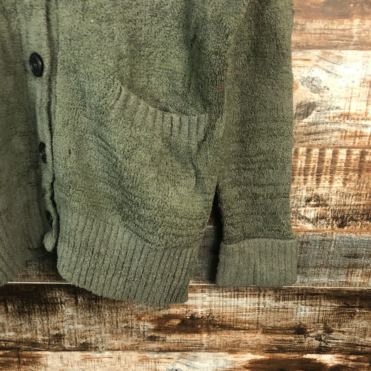 Vintage DL Gorge Green Cardigan Knitwear #C328 Size US L / EU 52-54 / 3 - 8 Thumbnail