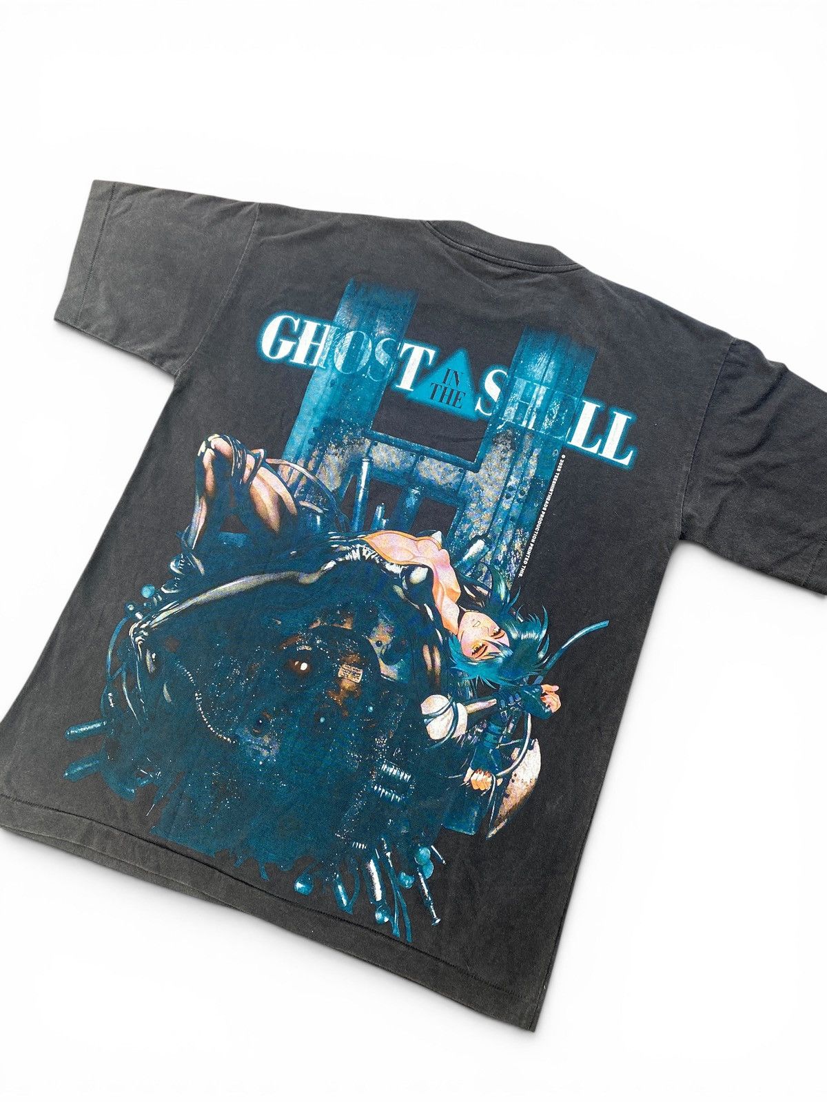 Japanese Brand Anime Ghost in The Shell anime Double Sided Graphic Tee Size US L / EU 52-54 / 3 - 12 Thumbnail
