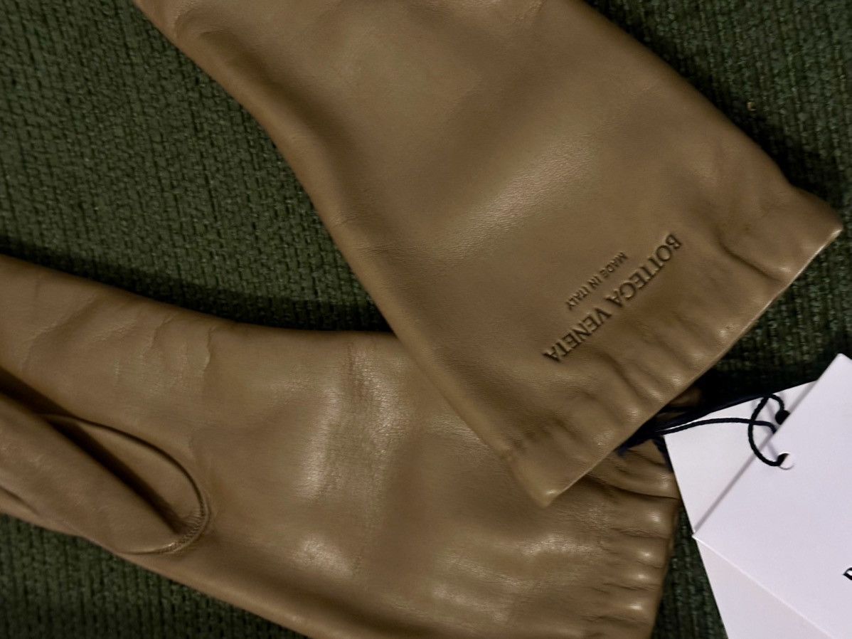 Bottega Veneta Bottega Veneta Leather & Cashmere Gloves Size ONE SIZE - 3 Thumbnail