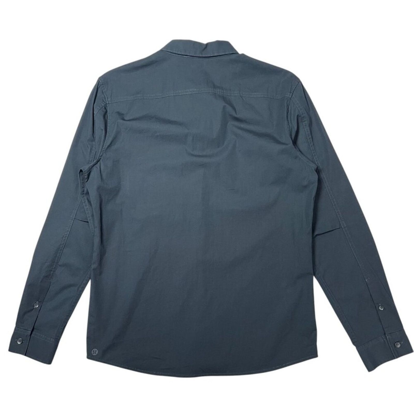 Lululemon Lululemon Mission Slim Fit Button Down Shirt Mens M Navy Lon Size US M / EU 48-50 / 2 - 2 Thumbnail