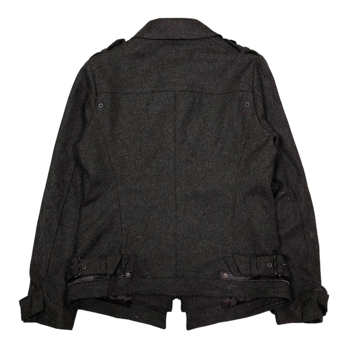 PPFM 🔥VINTAGE WOOL BIKER JACKET PPFM JAPAN DOUBLE LAYER Size US M / EU 48-50 / 2 - 2 Thumbnail