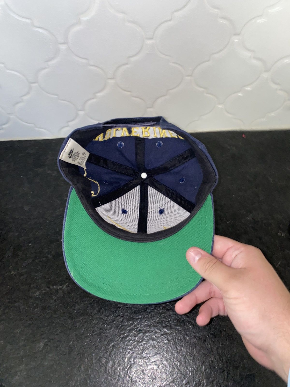 Nike Vintage 90s Nike Michigan wolverines snapback Size ONE SIZE - 3 Thumbnail