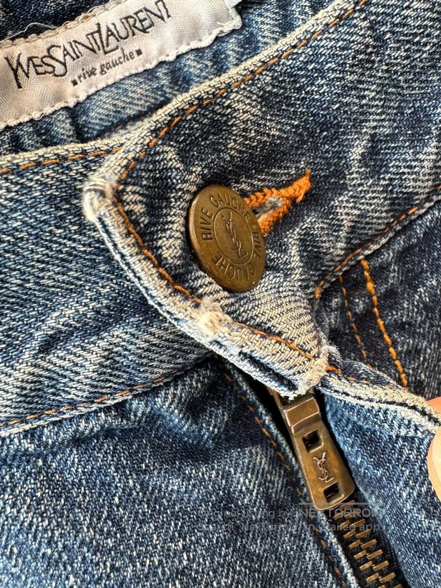 Yves Saint Laurent Vintage YSL 2004 Tom Ford Flare Jeans. Size US 31 - 3 Thumbnail