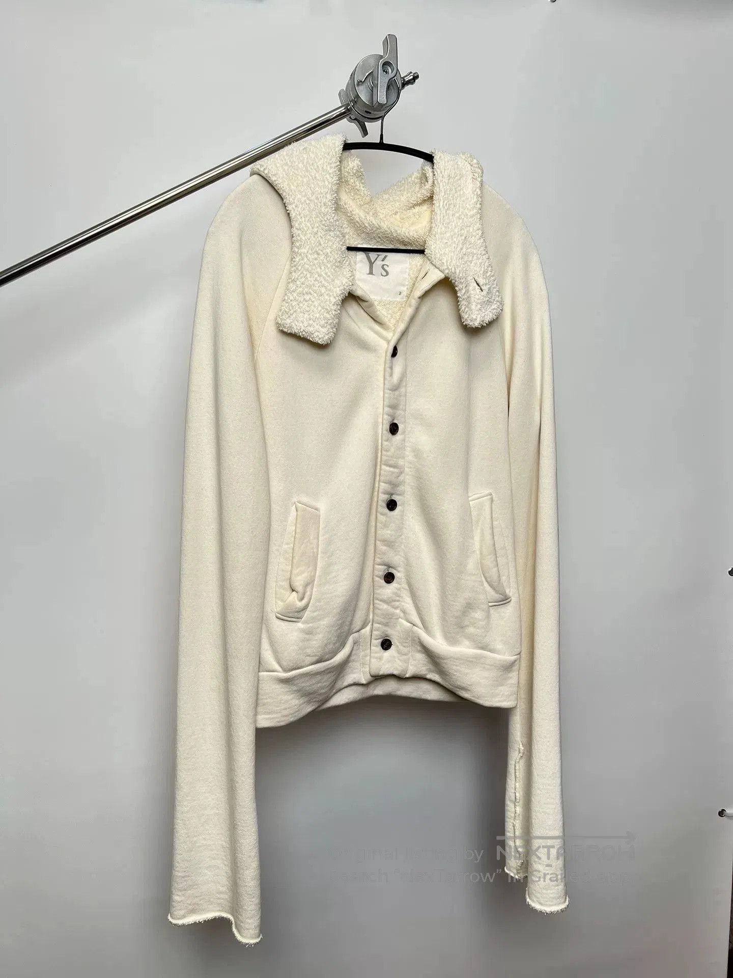 Yohji Yamamoto Yohji Yamamoto Long Sleeve Fleece Hoodie. Size US M / EU 48-50 / 2 - 2 Thumbnail