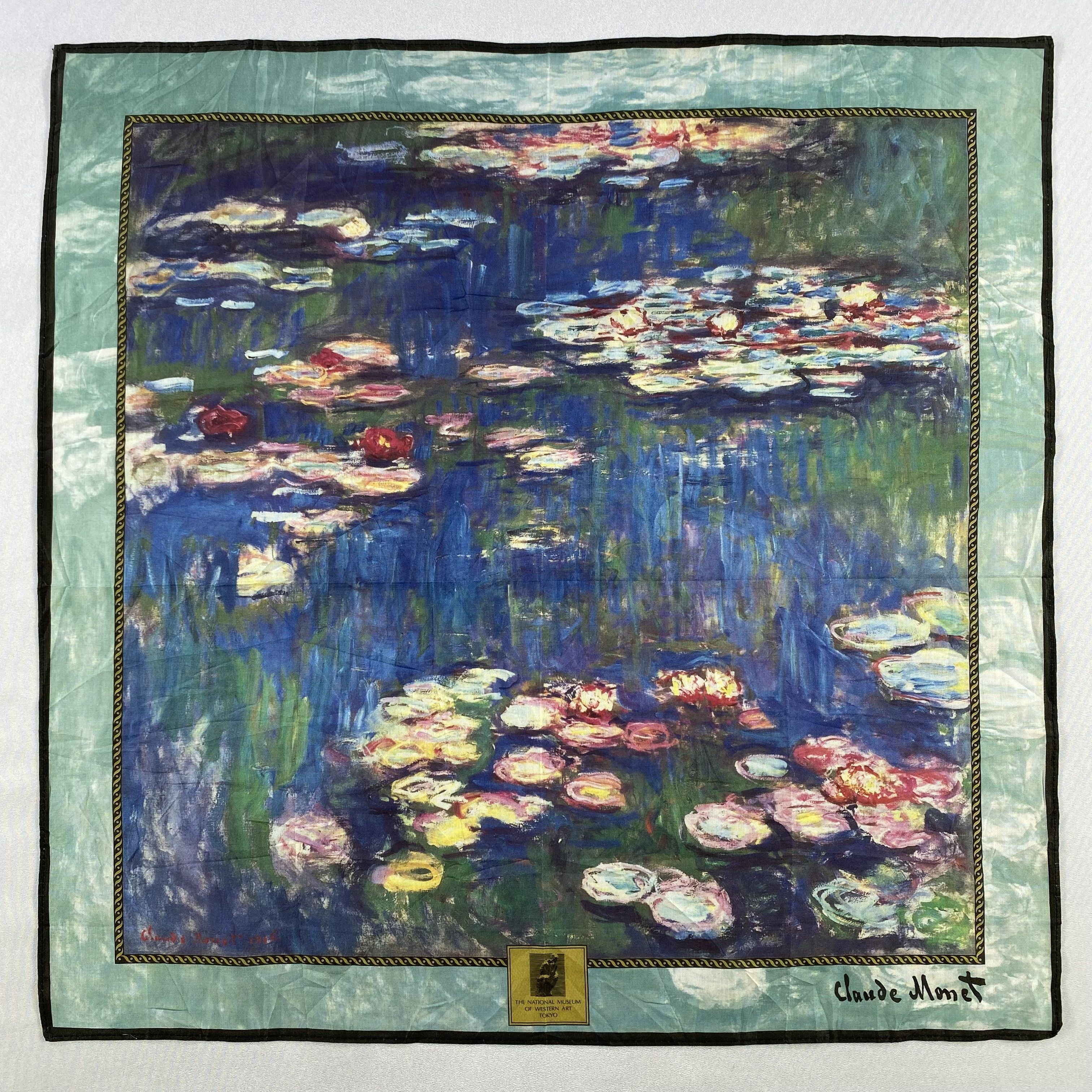 Vintage NWT Claude Monet Bandana/ Handkerchief / Neckerchief Size ONE SIZE - 1 Thumbnail