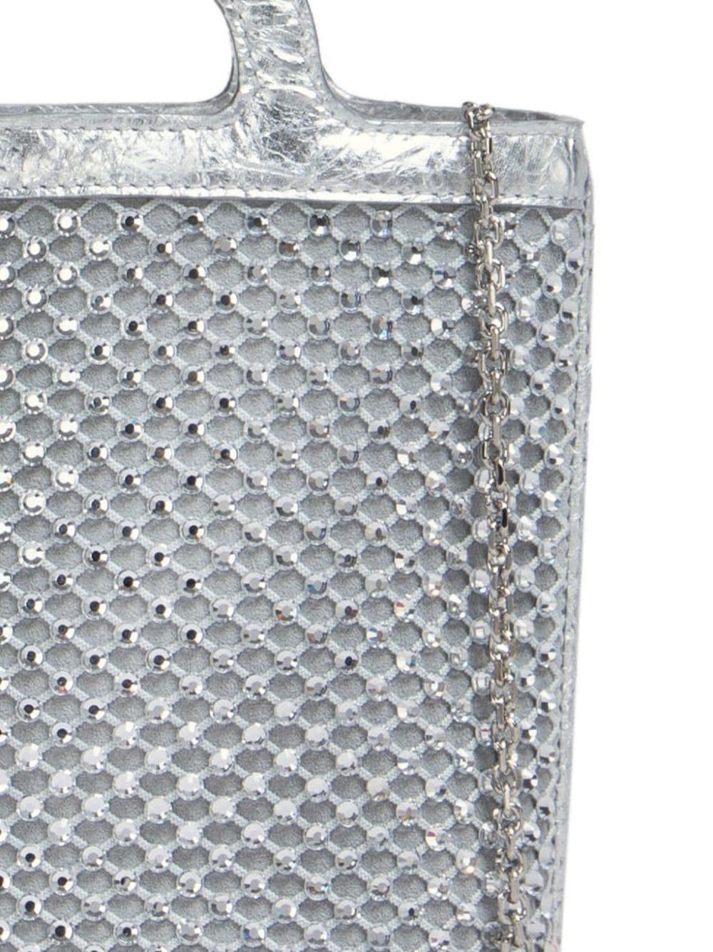 Marni o1w1db11125 Size :OS/Metallic Bucket Bag in Silver Size ONE SIZE - 4 Thumbnail