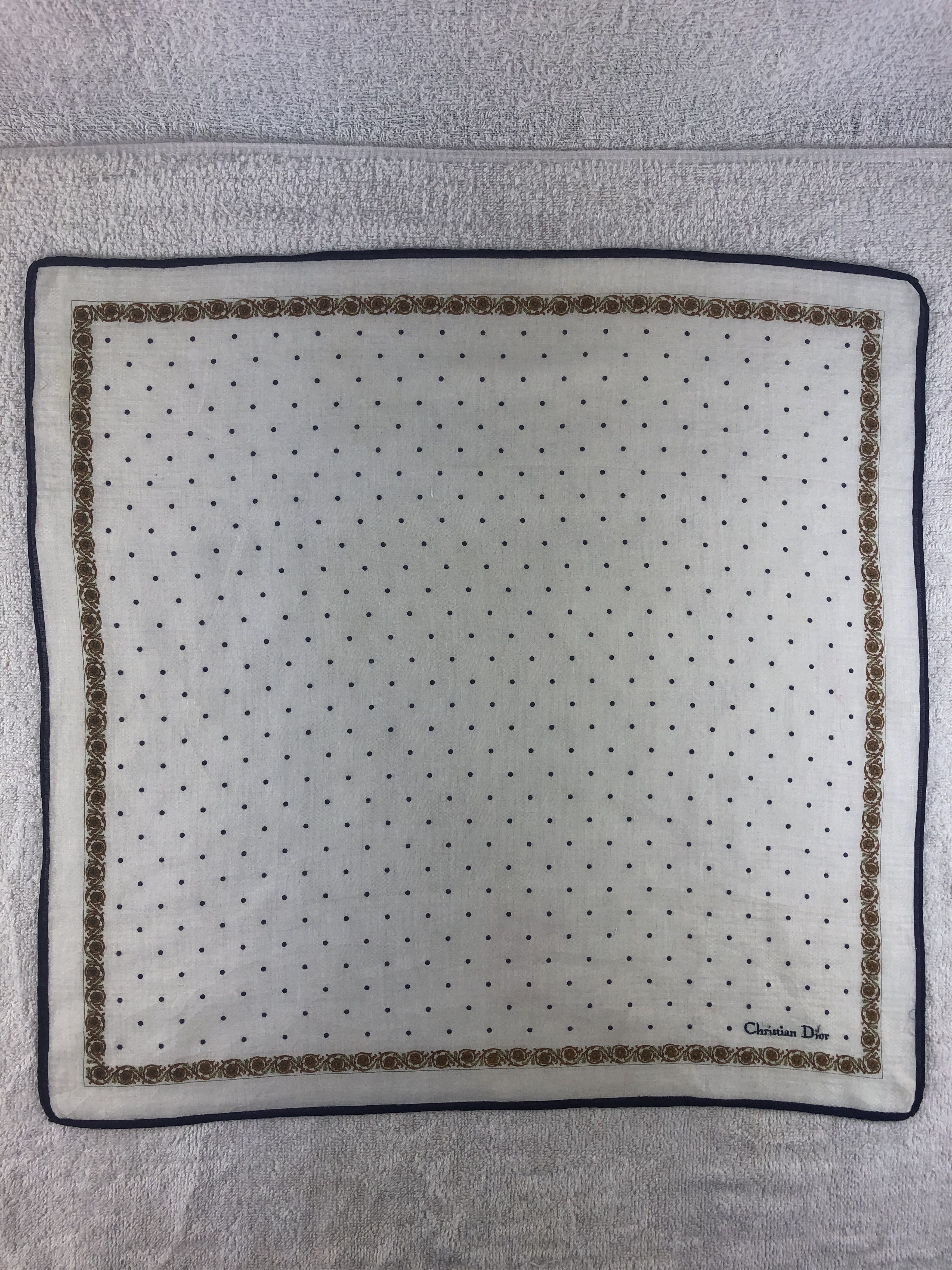 Vintage Christian Dior Handkerchief / Bandana / Neckerchief Size ONE SIZE - 3 Thumbnail