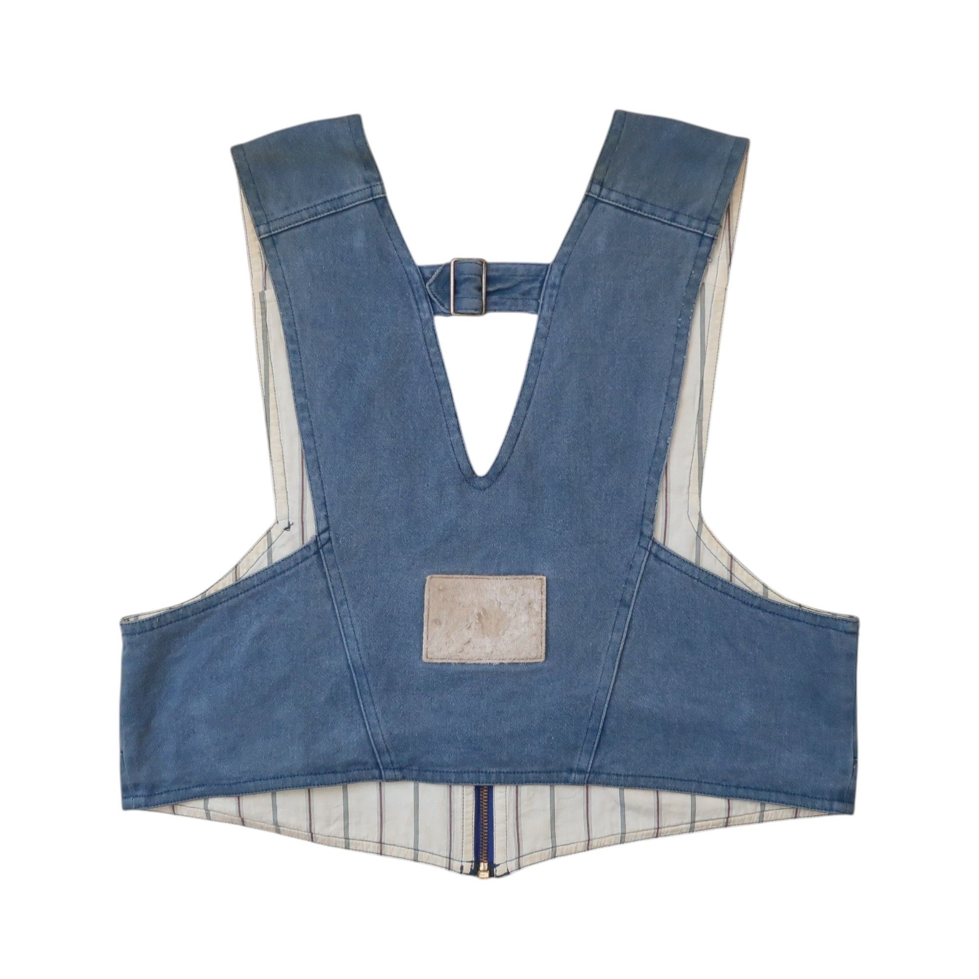 Kansai Yamamoto 1980s Kansai Eye x Akira Cyber Punk Denim Vest Utility Size US M / EU 48-50 / 2 - 2 Thumbnail