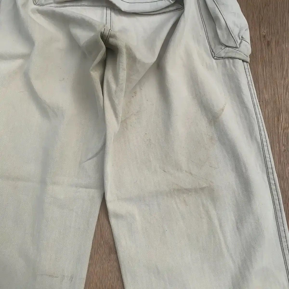 Japanese Brand SUN FADED‼️VINTAGE ARMY TROUSERS HBT MONKEY CARGO PANTS RARE Size US 28 / EU 44 - 17 Thumbnail