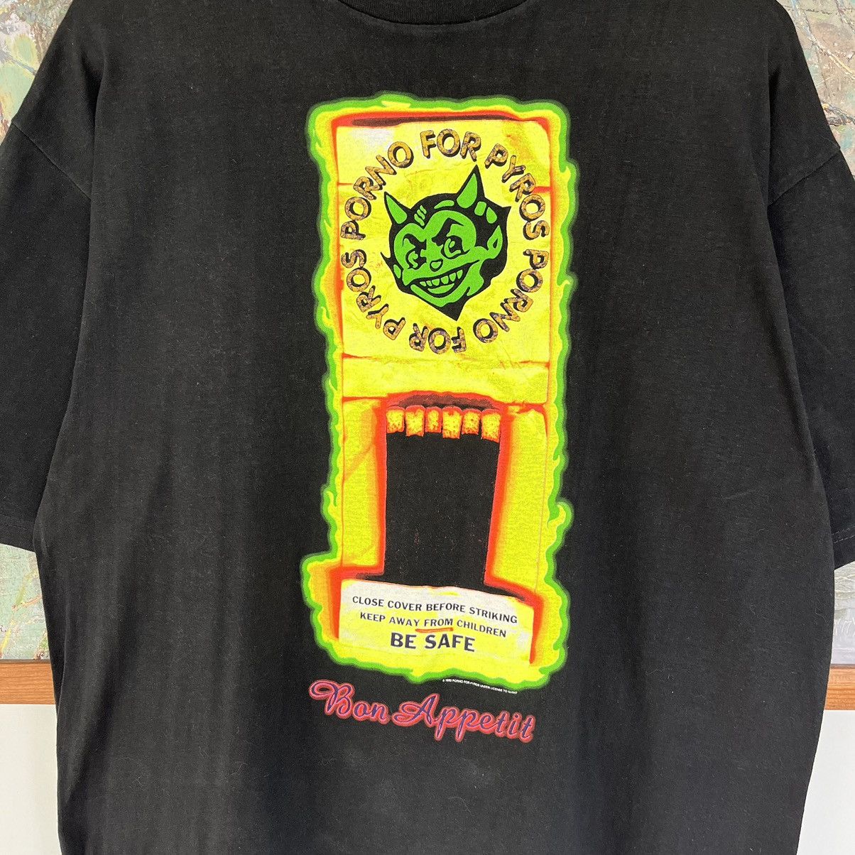 Band Tees VERY RARE Porno for Pyros 1993 Reading festival Size US XL / EU 56 / 4 - 4 Thumbnail