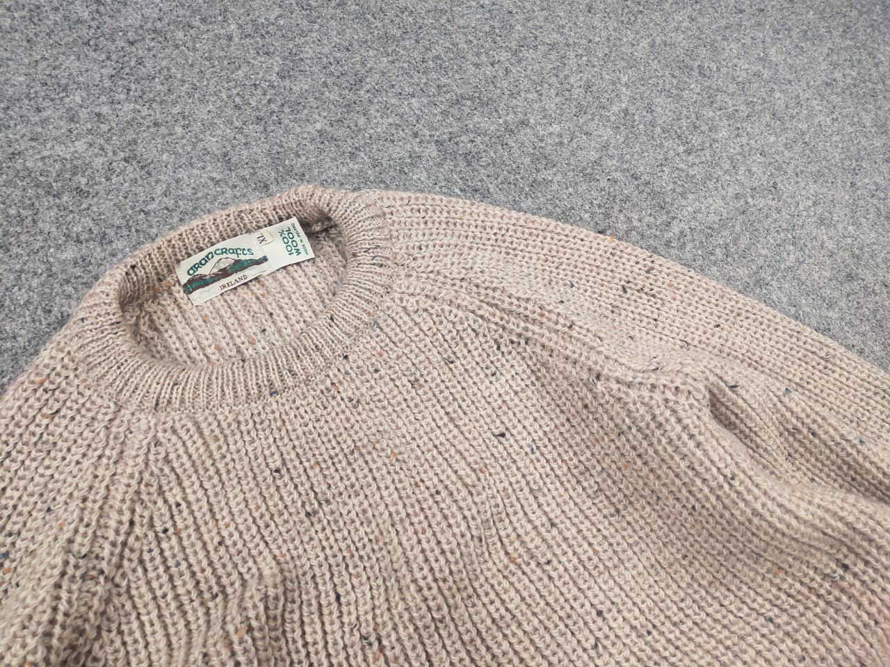 Aran Crafts Vintage Aran Crafts Sweater Irish Wool Cable Knit Fisherman Size US XL / EU 56 / 4 - 7 Thumbnail