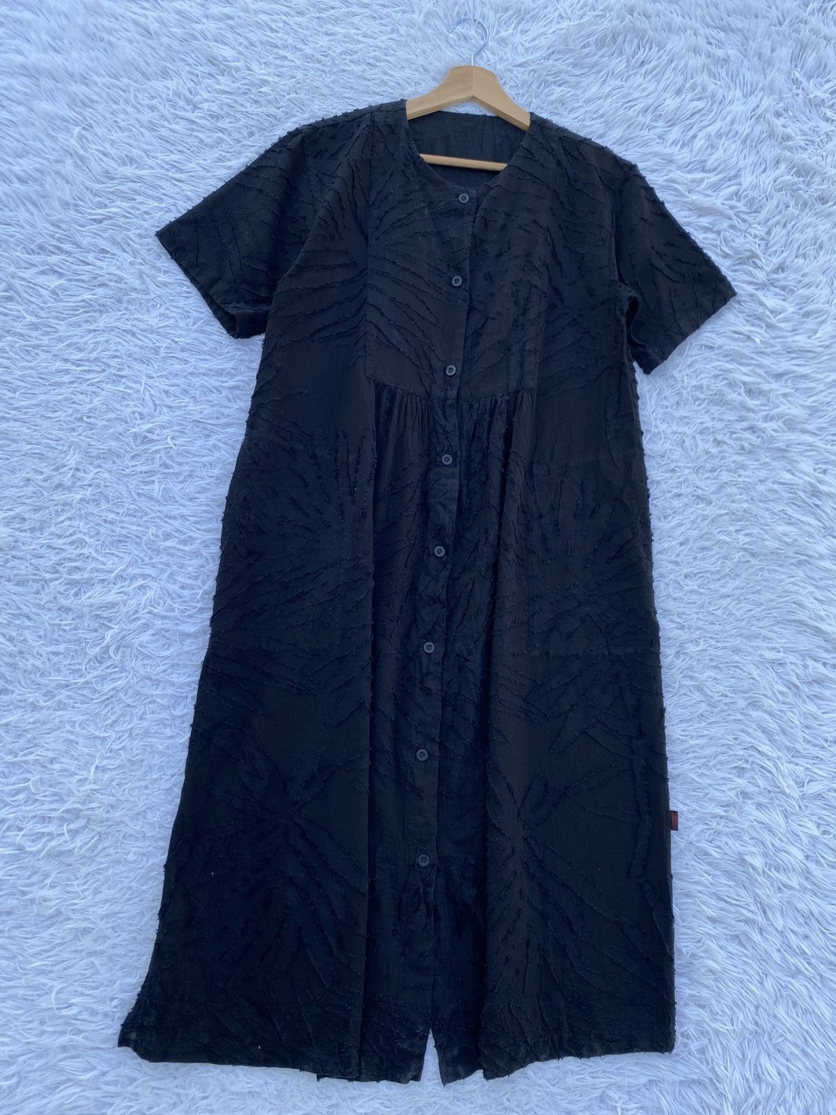 Issey Miyake Rare Haat by Issey Miyake Maxi Black Dress Size M / US 6-8 / IT 42-44 - 2 Thumbnail