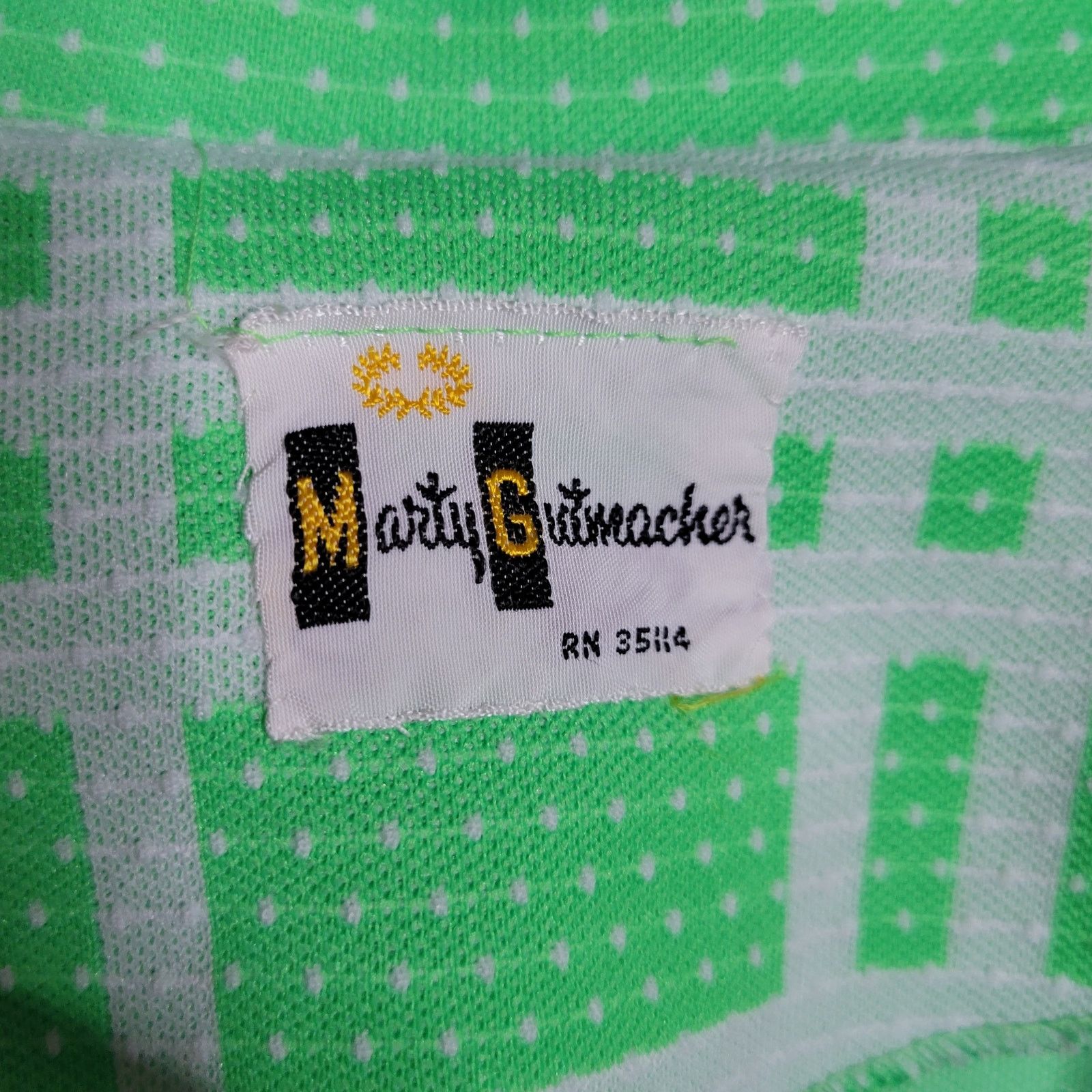 Vintage Vintage Neon Green/White Plaid & Polka Dot 3 Piece Set Size 34" / US 12 / IT 48 - 10 Thumbnail