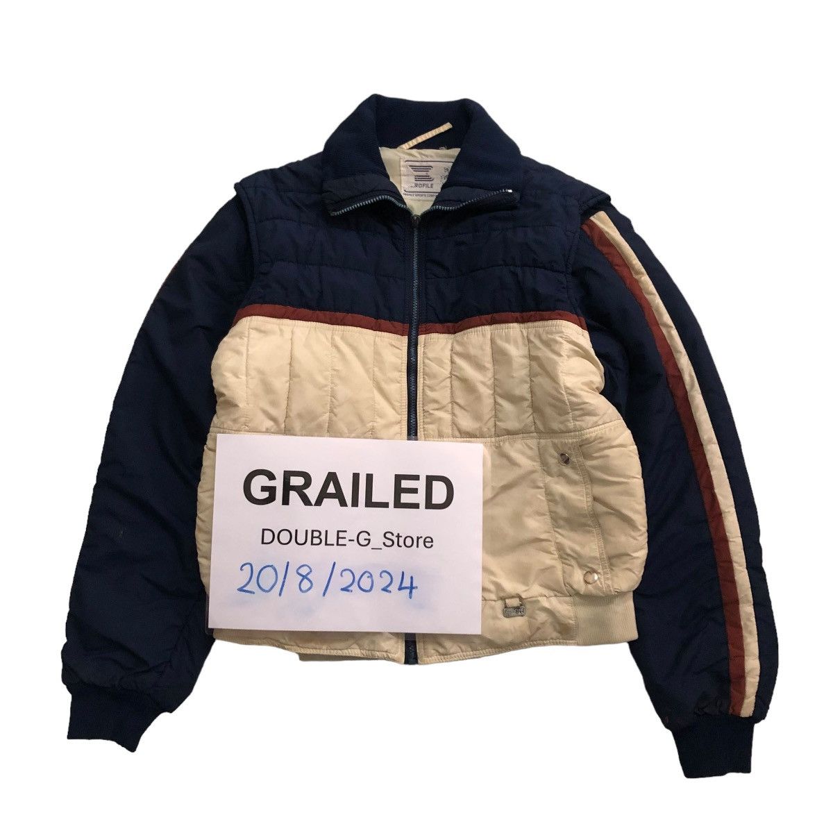 Japanese Brand × Vintage VINTAGE BIKER JACKET PUGFER LIGHT DOWN PROFILE ISSEY MIYAKE Size US M / EU 48-50 / 2 - 1 Thumbnail