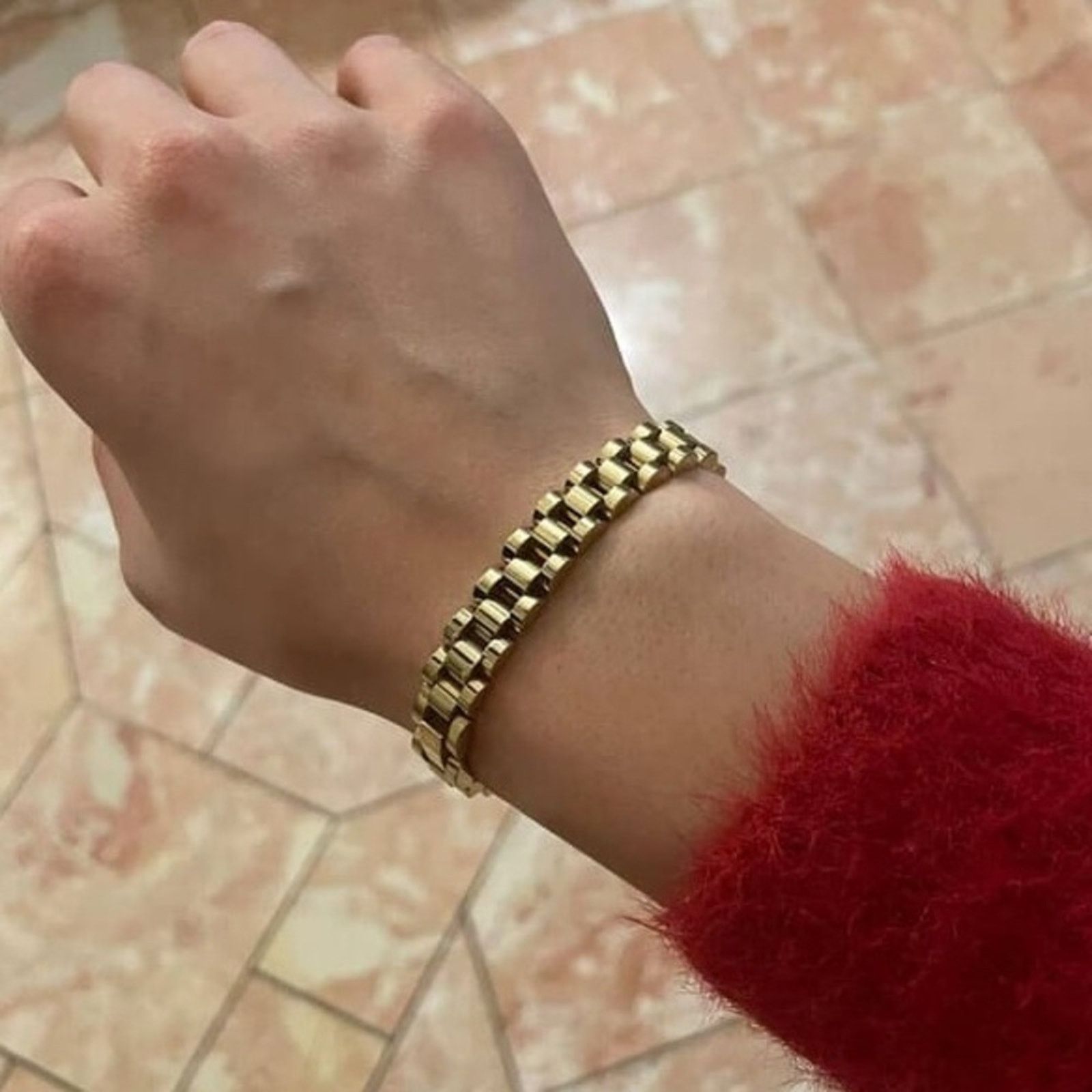Luv Aj ⭐️Luv AJ Timepiece Bracelet Gold item #076 Size ONE SIZE - 6 Thumbnail