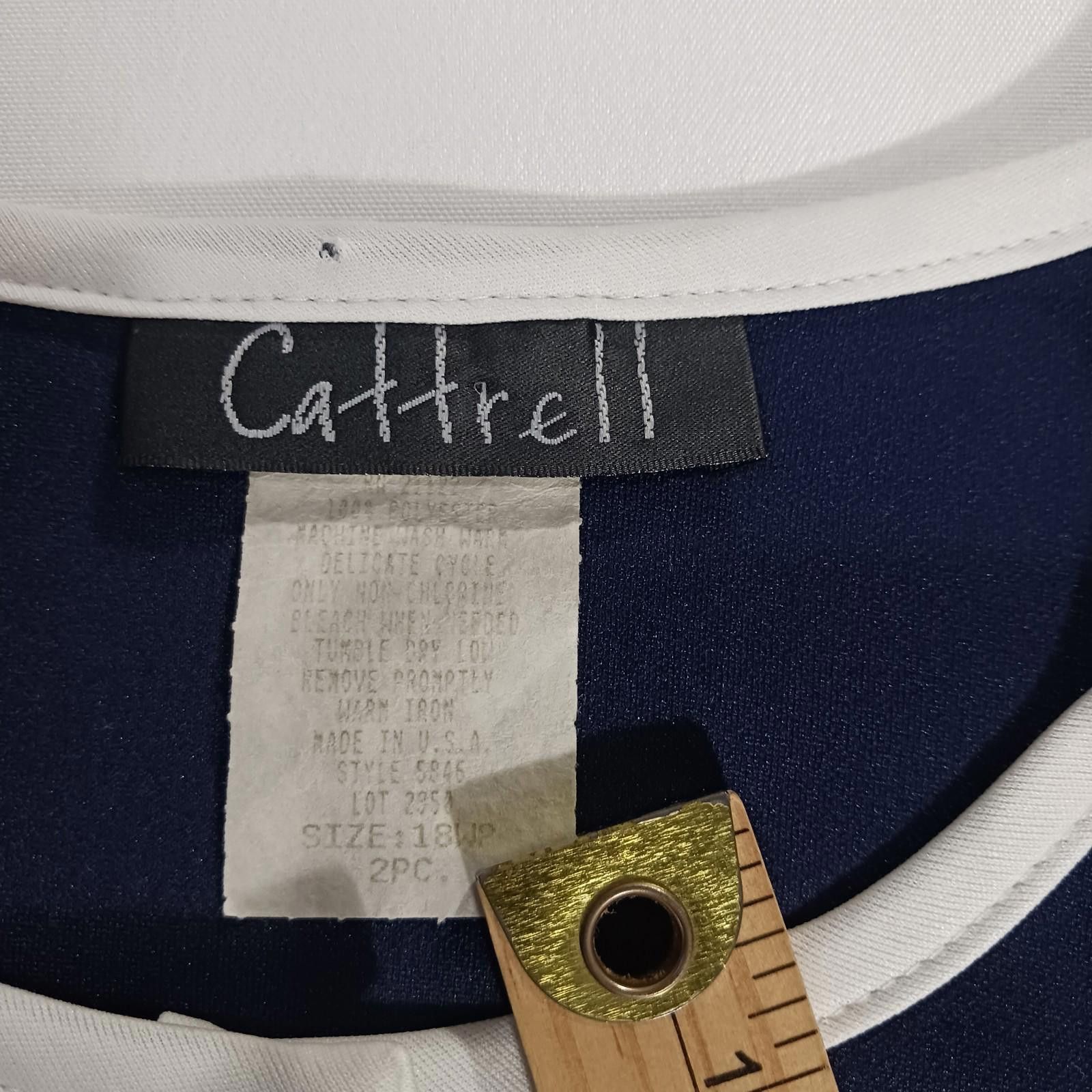 Cantarelli Vintage Cattrell Women’s 18WP Full Button Blazer Shirt Size M / US 6-8 / IT 42-44 - 3 Thumbnail
