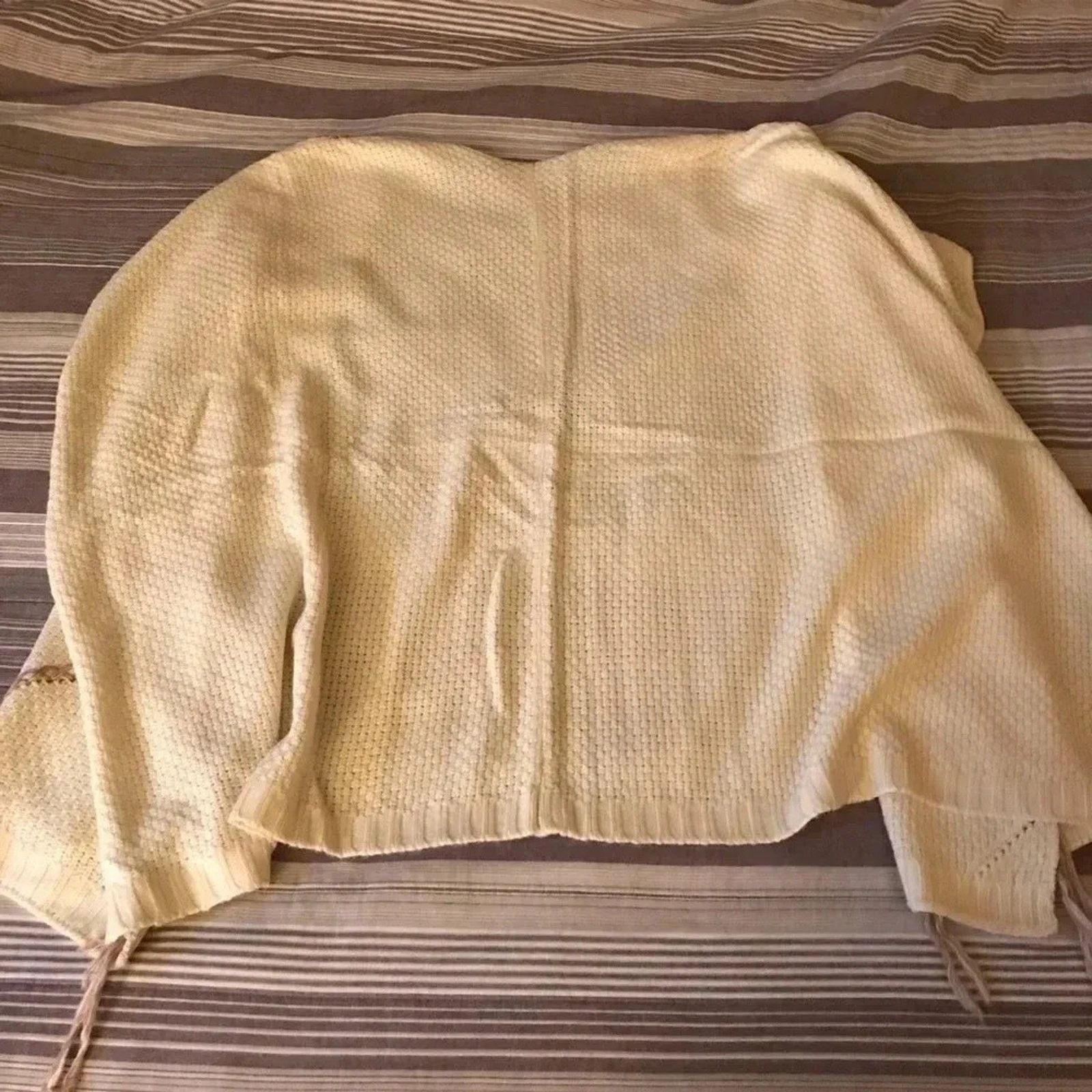 Other Knox Rose Knit Oversized Poncho Ivory Cream Size S / US 4 / IT 40 - 5 Thumbnail