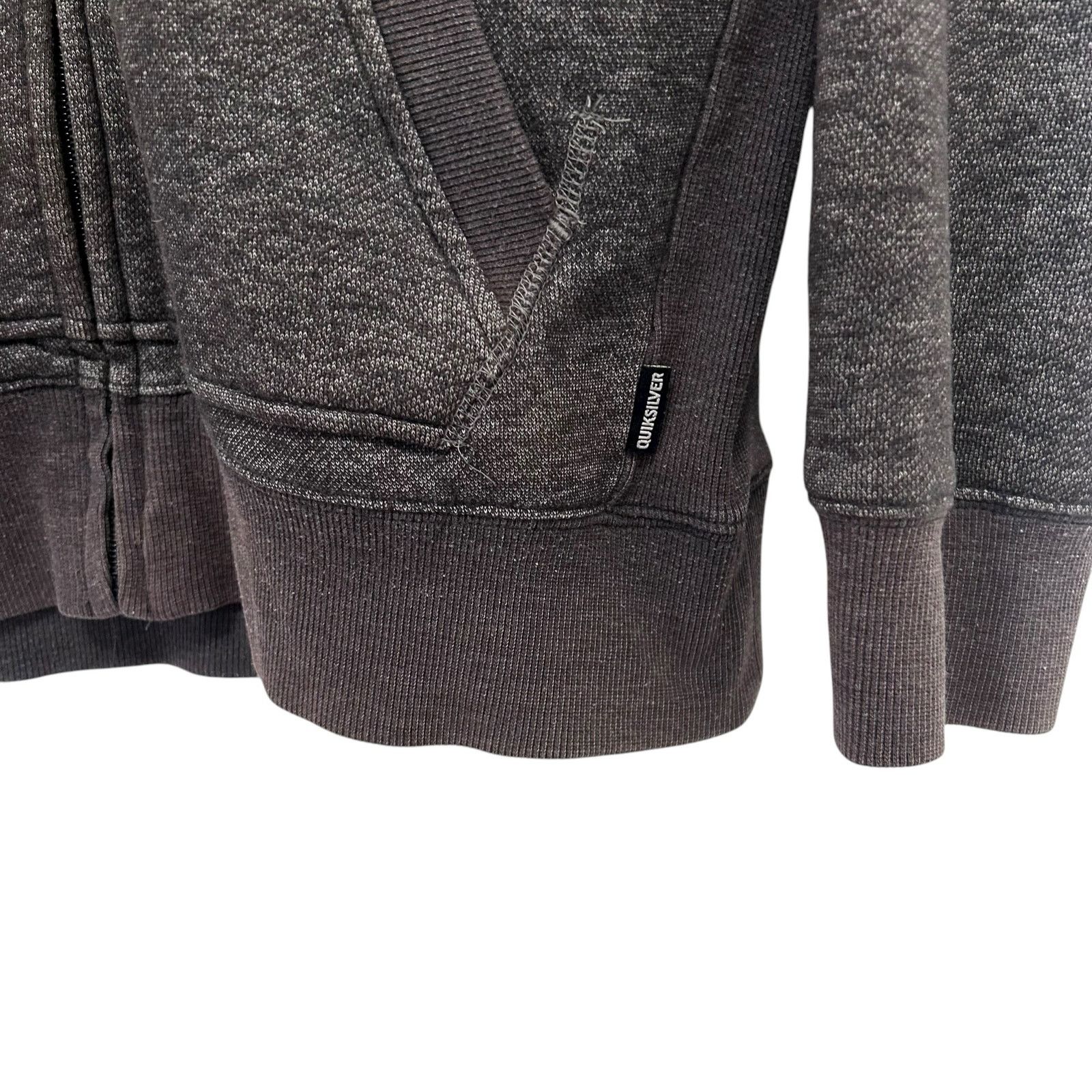 Quiksilver Quiksilver Gray Full Zip Hoodie Sz L Size US L / EU 52-54 / 3 - 4 Thumbnail