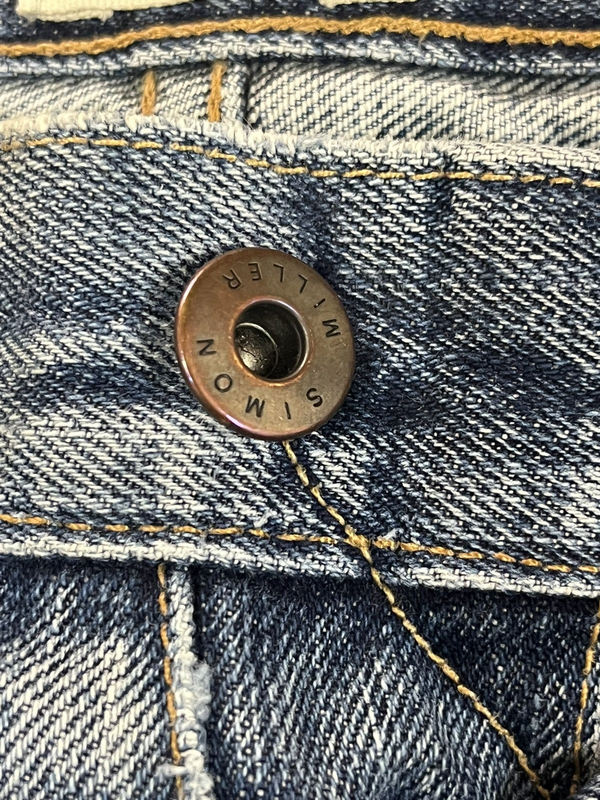 Fabric Brand & Co. × POST ARCHIVE FACTION (PAF) × Simon Miller Vintage Simon Miller Selvedge Ripped Distressed Denim Size US 35 - 8 Thumbnail