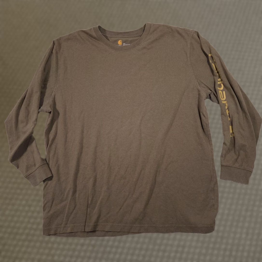 Carhartt Carhartt Mens 2XL Green Long Sleeve Workwear Shirt Graphic Tee Tagless Size US XXL / EU 58 / 5 - 1 Thumbnail