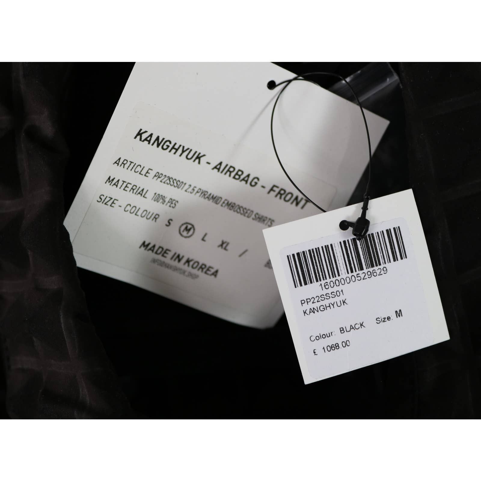 KANGHYUK Kanghyuk Airbag Pyramid Embossed Shirt Medium New Size US M / EU 48-50 / 2 - 5 Thumbnail