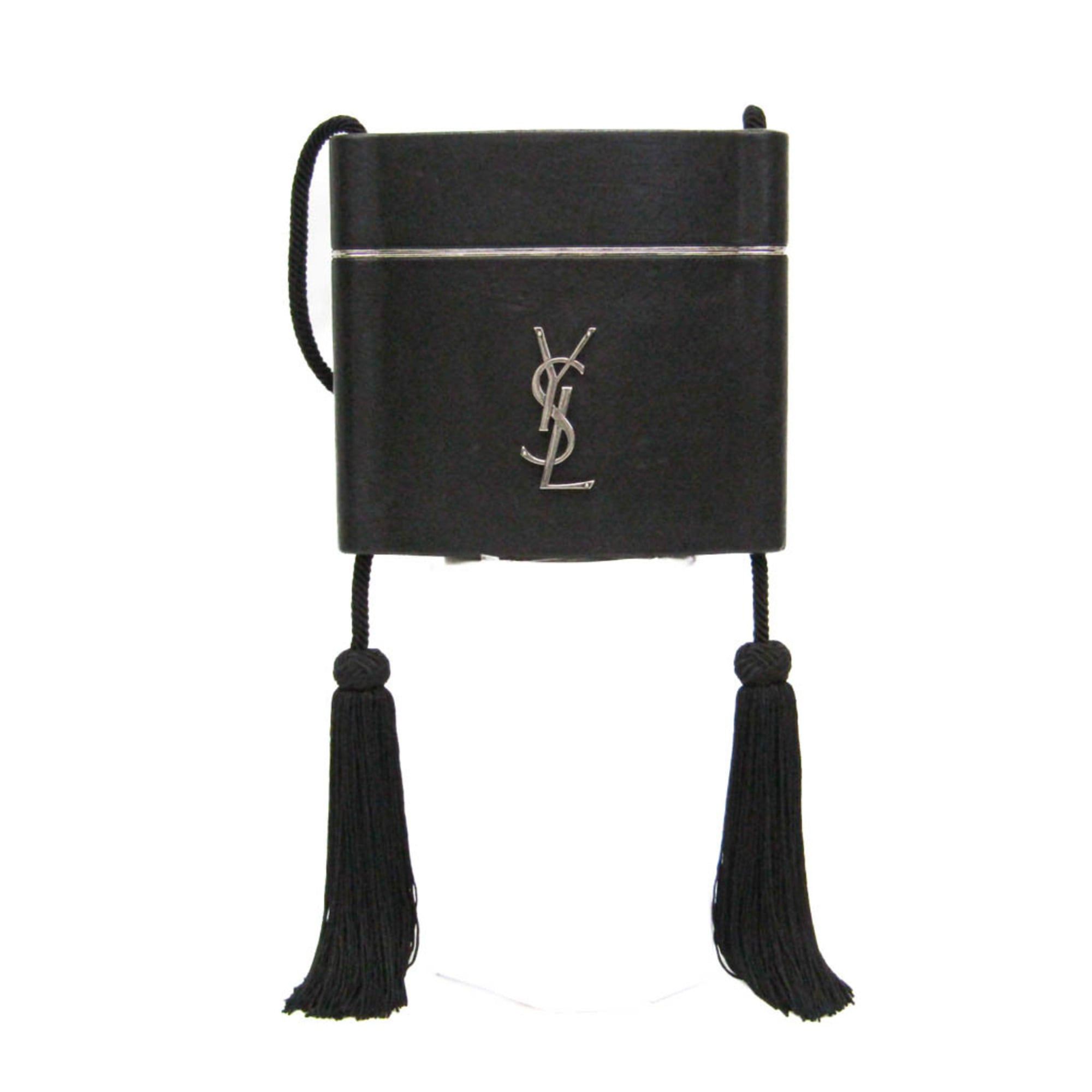 Yves Saint Laurent Yves Saint Laurent Opium 533198 Women's Leather Shoulder Bag Black Size ONE SIZE - 1 Thumbnail