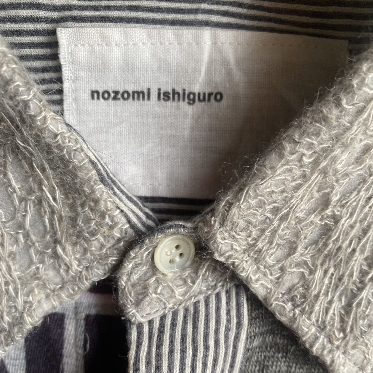 Nozomi Ishiguro × Seditionaries Cut And Sew 8 Part Mohair Oversize Shirt Size US L / EU 52-54 / 3 - 7 Thumbnail