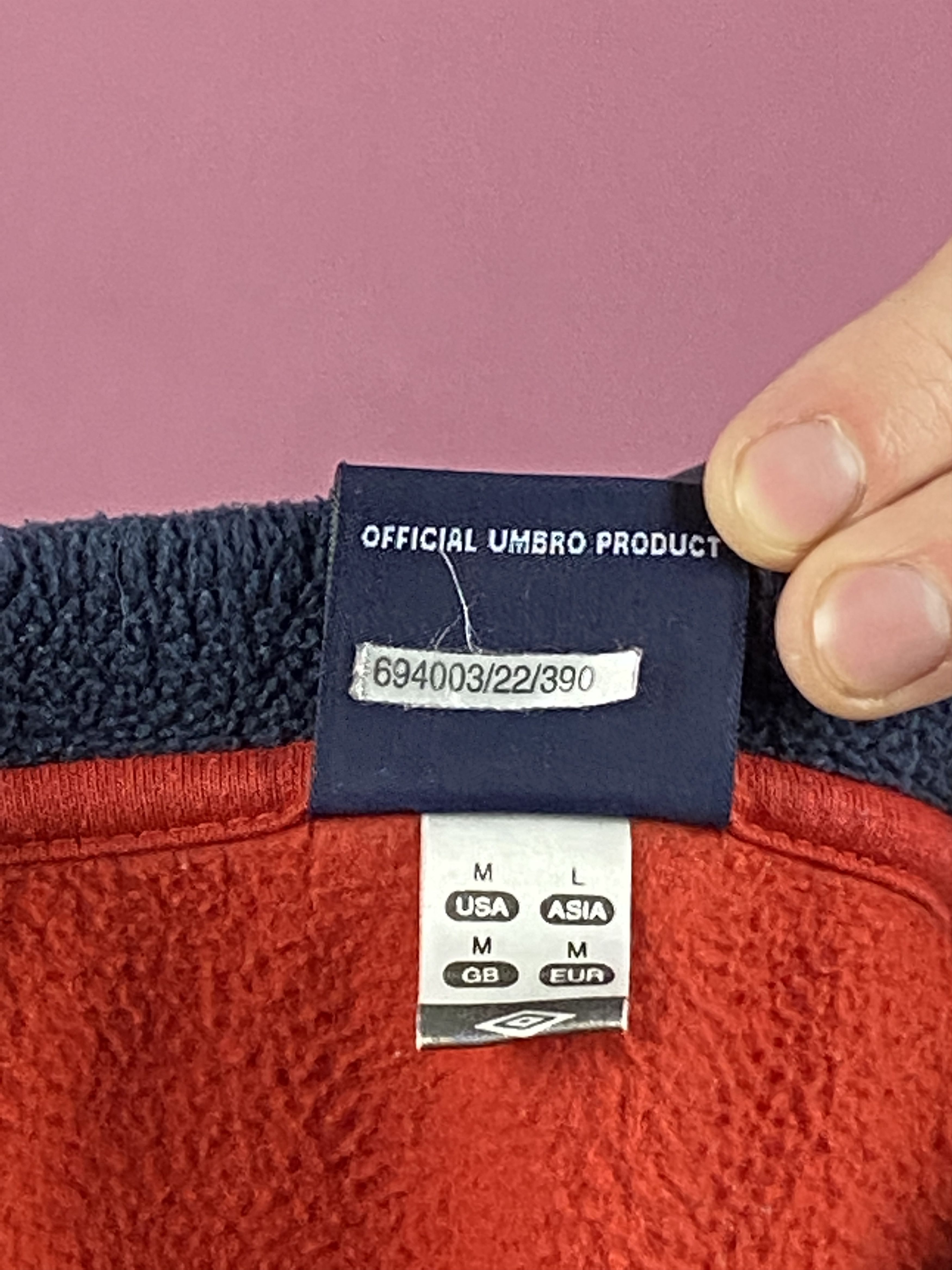 Umbro × Vintage Umbro Vintage Men's Fleece Sweatshirt - M Size US M / EU 48-50 / 2 - 4 Thumbnail
