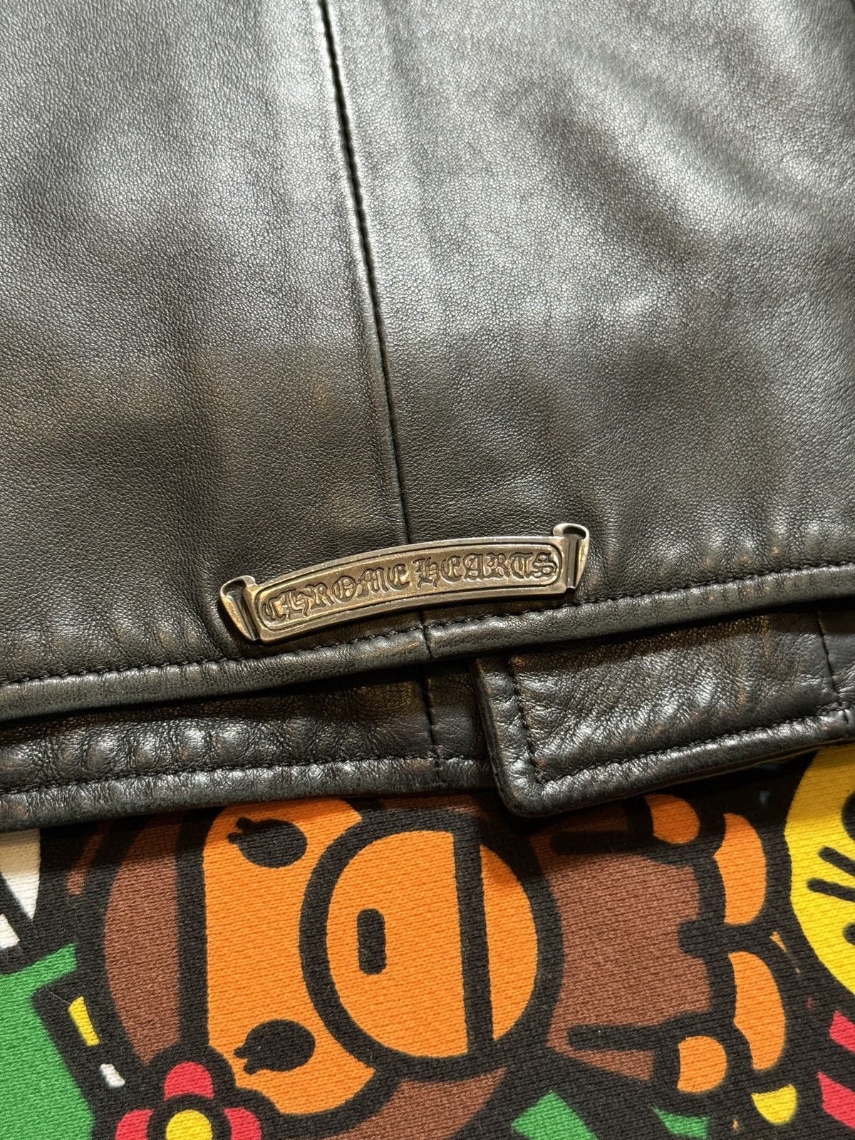 Chrome Hearts Chrome Hearts Vintage Leather Biker Jacket Size US M / EU 48-50 / 2 - 12 Thumbnail