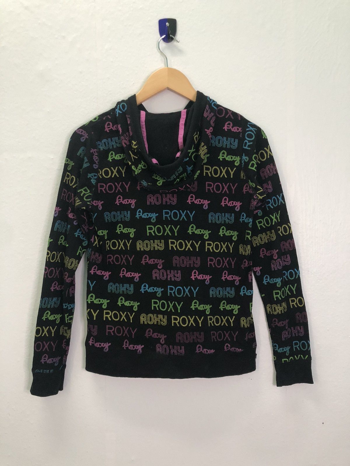 Japanese Brand × Vintage Roxy Hoodie Zip Up Size US XXS / EU 40 - 2 Thumbnail