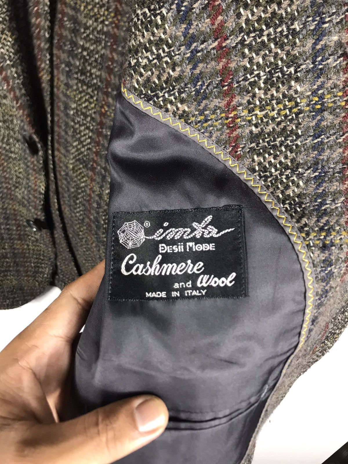 Vintage ⚡️Vintage Cashmere & Wool Tweed Coat Jacket Size US M / EU 48-50 / 2 - 9 Thumbnail