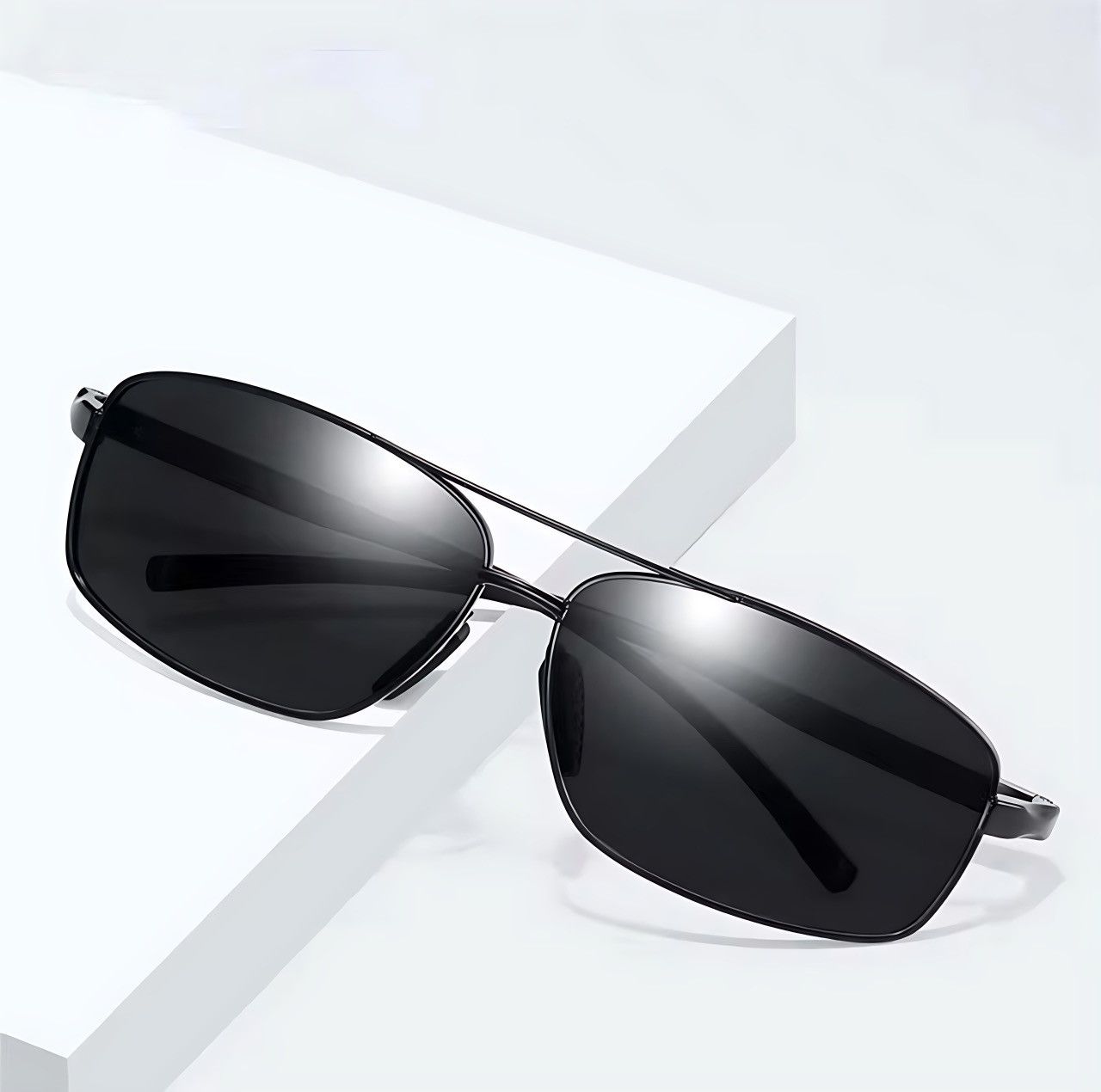 Other HD Polarized Metal Sunglasses Men Women UV400 Classic Black Size ONE SIZE - 3 Thumbnail