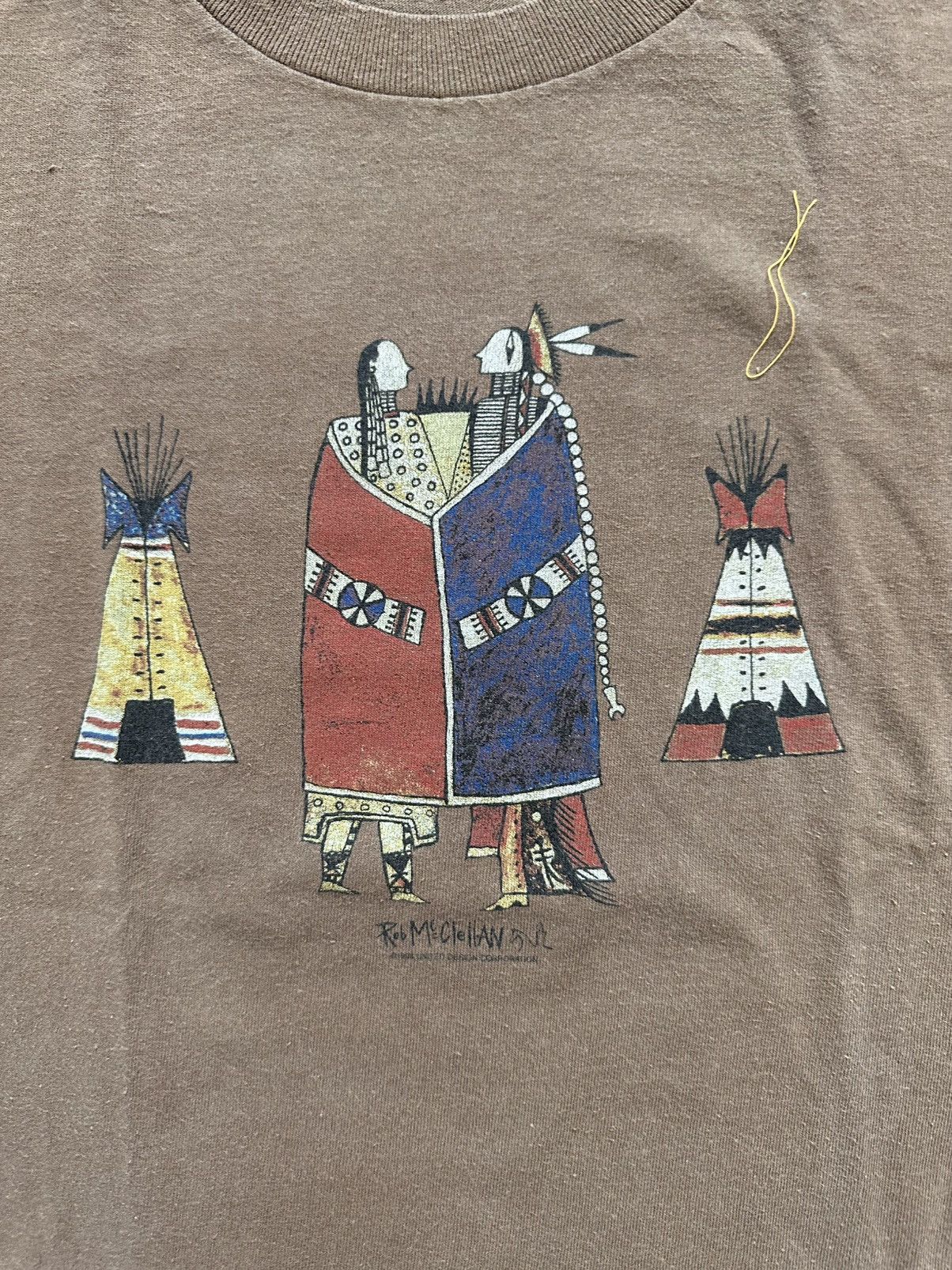 Vintage Vintage Aztec tourist shirt Size US L / EU 52-54 / 3 - 2 Thumbnail