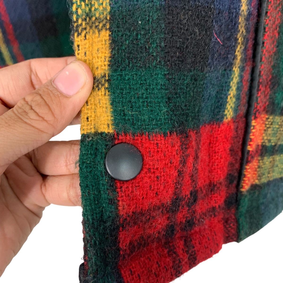 Johnson Woolen Mills Vintage 80s JOHNSON WOOLEN MILLS Plaid Wool Jacket 2704-C121 Size US M / EU 48-50 / 2 - 15 Thumbnail