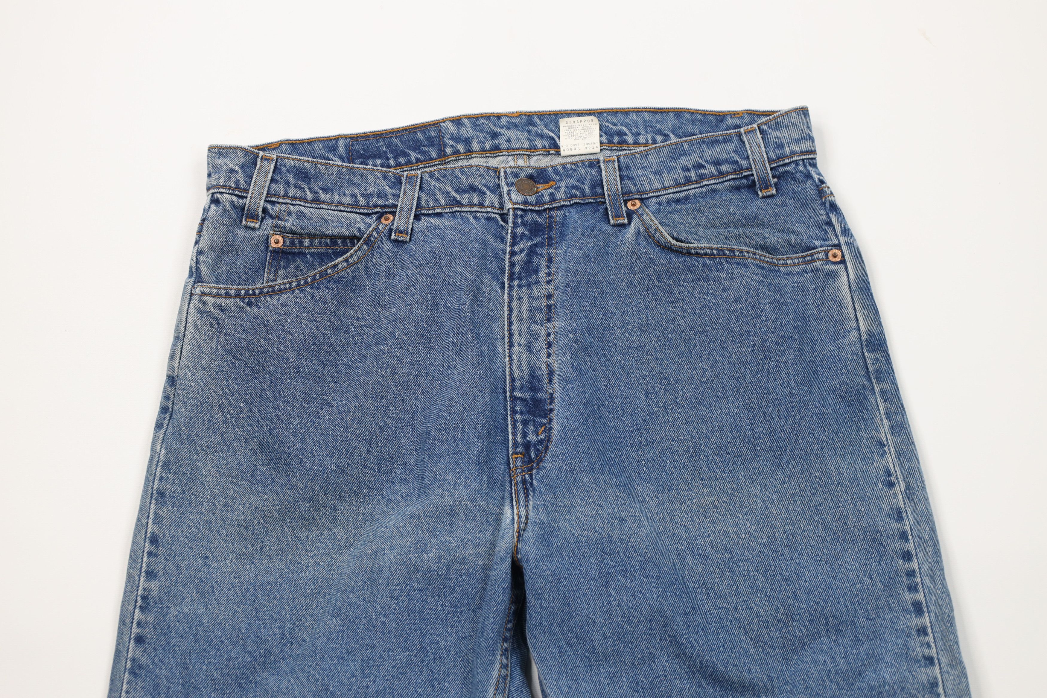Levi's Vintage 90s Levis 505 Orange Tab Regular Straight Leg Jeans Size US 38 / EU 54 - 2 Thumbnail