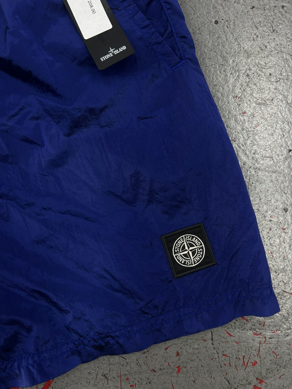 Stone Island Stone Island Blue Nylon Metal Shorts Size Small NEW Size US 29 - 2 Thumbnail