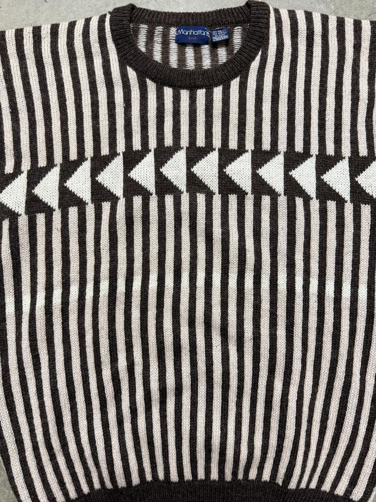 Manhattan Portage VTG Manhattan knit Geometric Sweater Size US L / EU 52-54 / 3 - 5 Thumbnail
