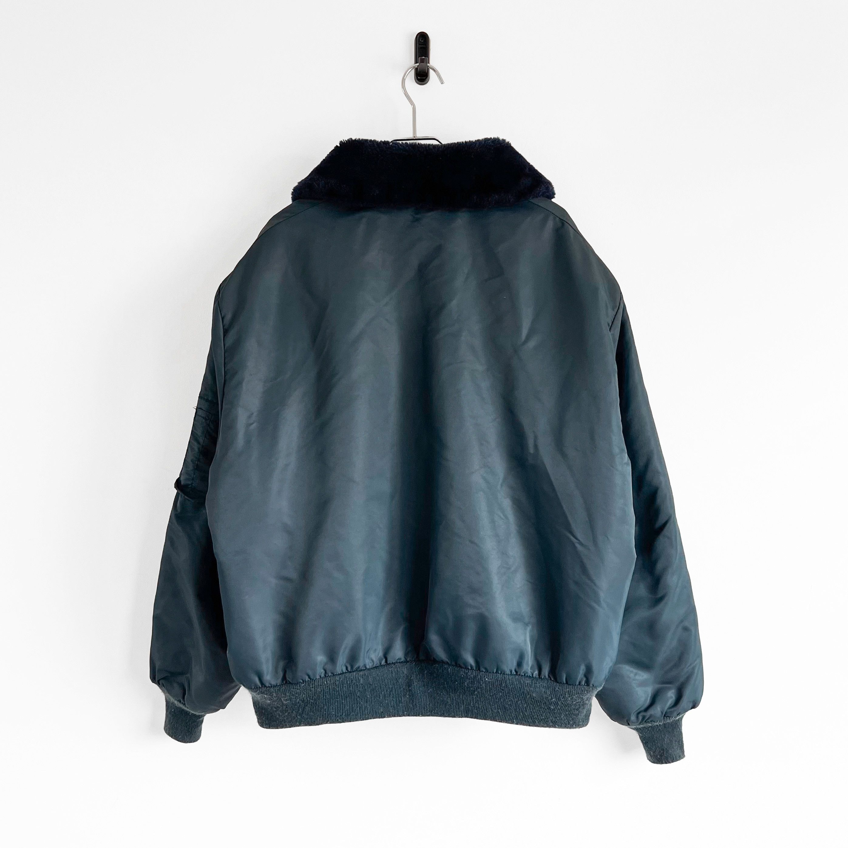 Vintage VTG 60’s Golden Fleece B-15 Flight Bomber Jacket USA Made Size US XXL / EU 58 / 5 - 7 Thumbnail