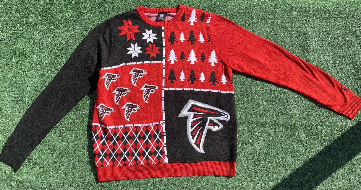 NFL Atlanta Falcons NFL Holiday Christmas Sweater Mens Size 2XL Size US XXL / EU 58 / 5 - 2 Thumbnail