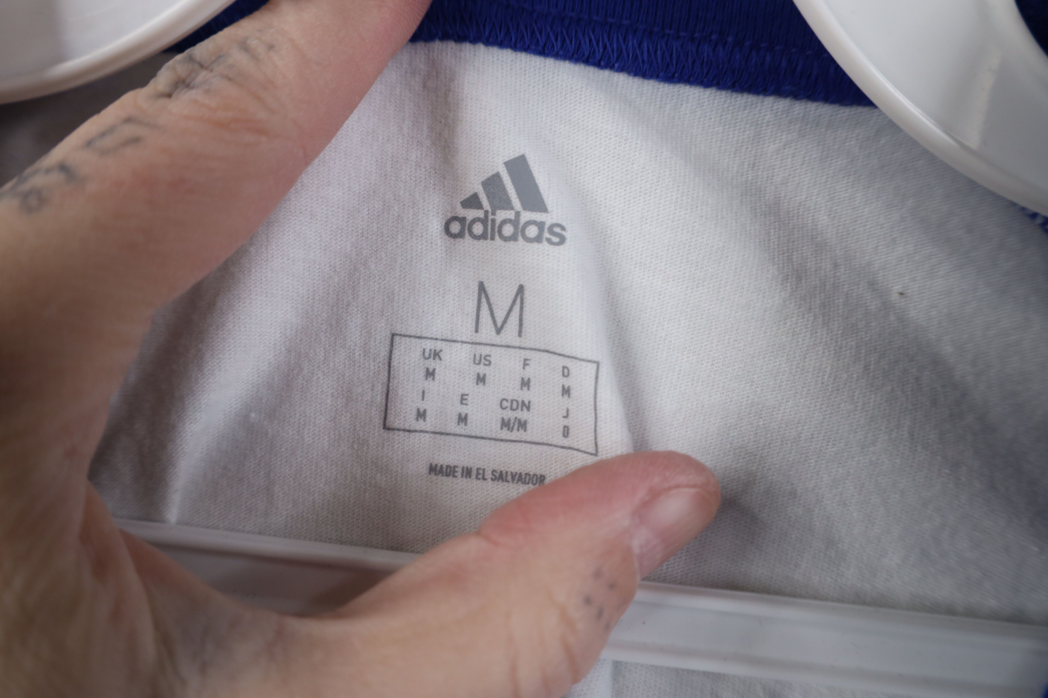 Adidas Deadstock Y2K Adidas 3/4 Sleeve Raglan Baseball T-Shirt Blue Size US M / EU 48-50 / 2 - 7 Thumbnail