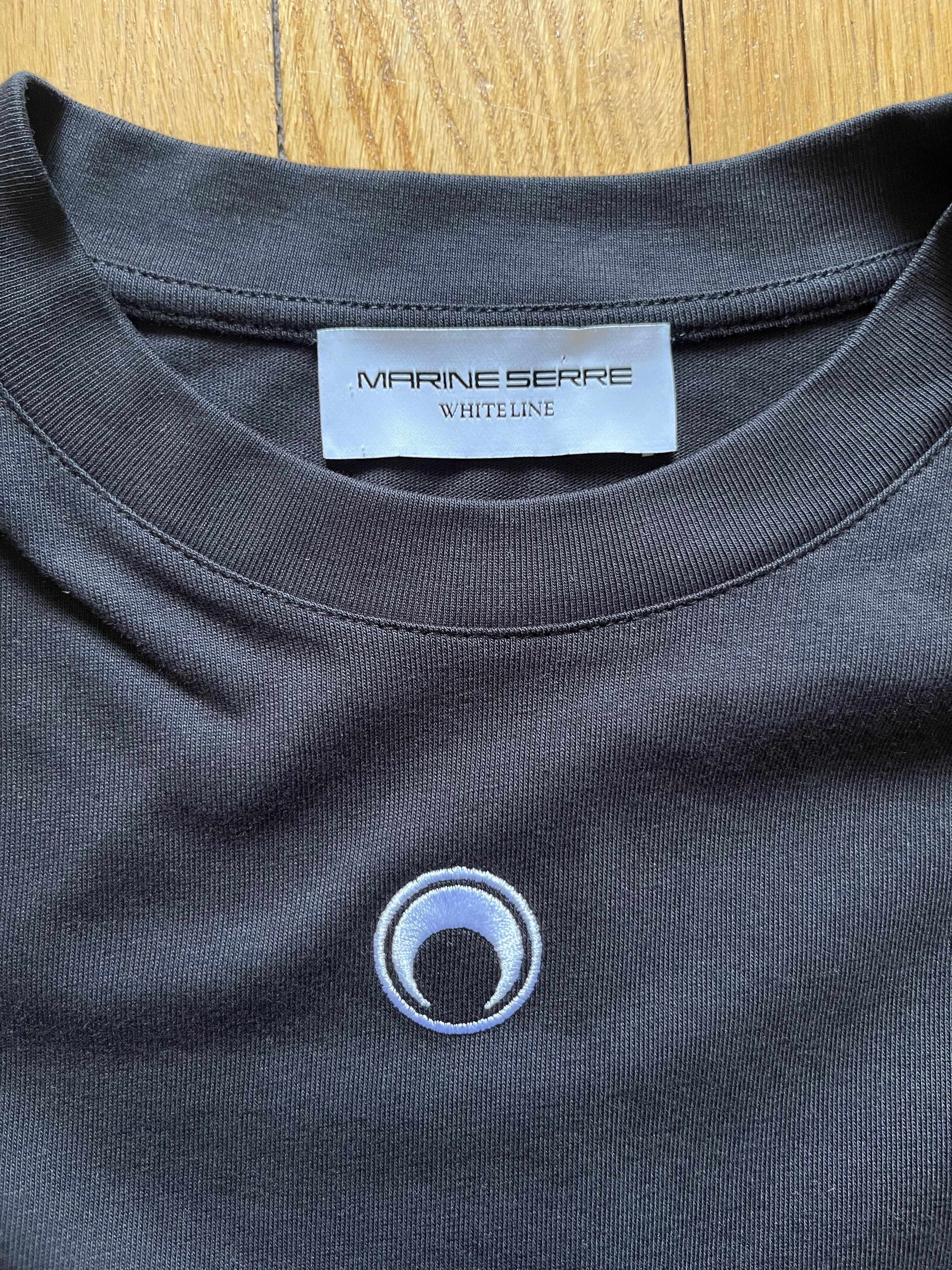 Marine Serre Marine Serre black moon logo tshirt Size S / US 4 / IT 40 - 3 Thumbnail